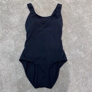 L.L. Bean Black One‎ Piece Bathing Suit Size 8